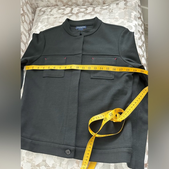 Ann Taylor Casual Jacket and Pants Suit, Black, Size Petite Large - Picture 13 of 16